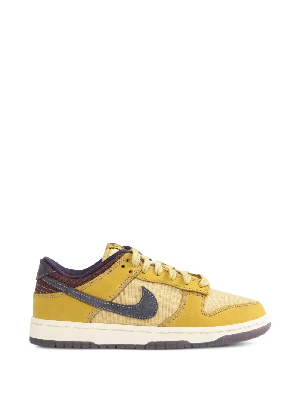 Низкие кроссовки Dunk на шнуровке Nike, желтый