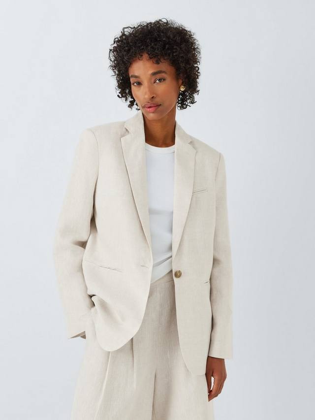 

Льняной блейзер John Lewis, цвет Natural
