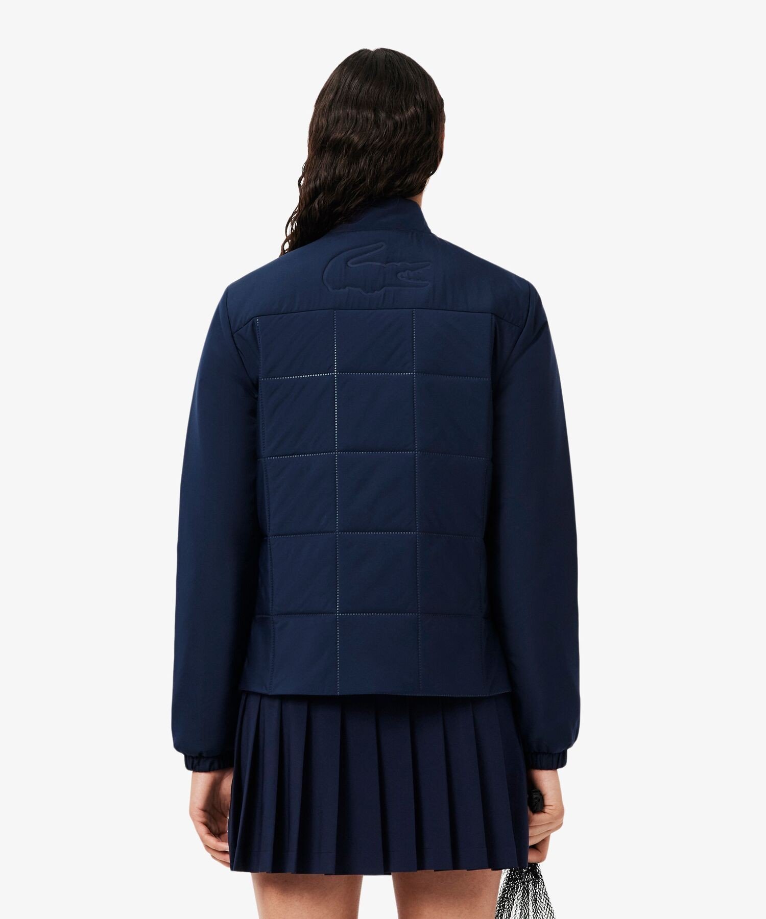 Куртка для гольфа LACOSTE стеганая водоотталкивающая, Navy — фото 3
