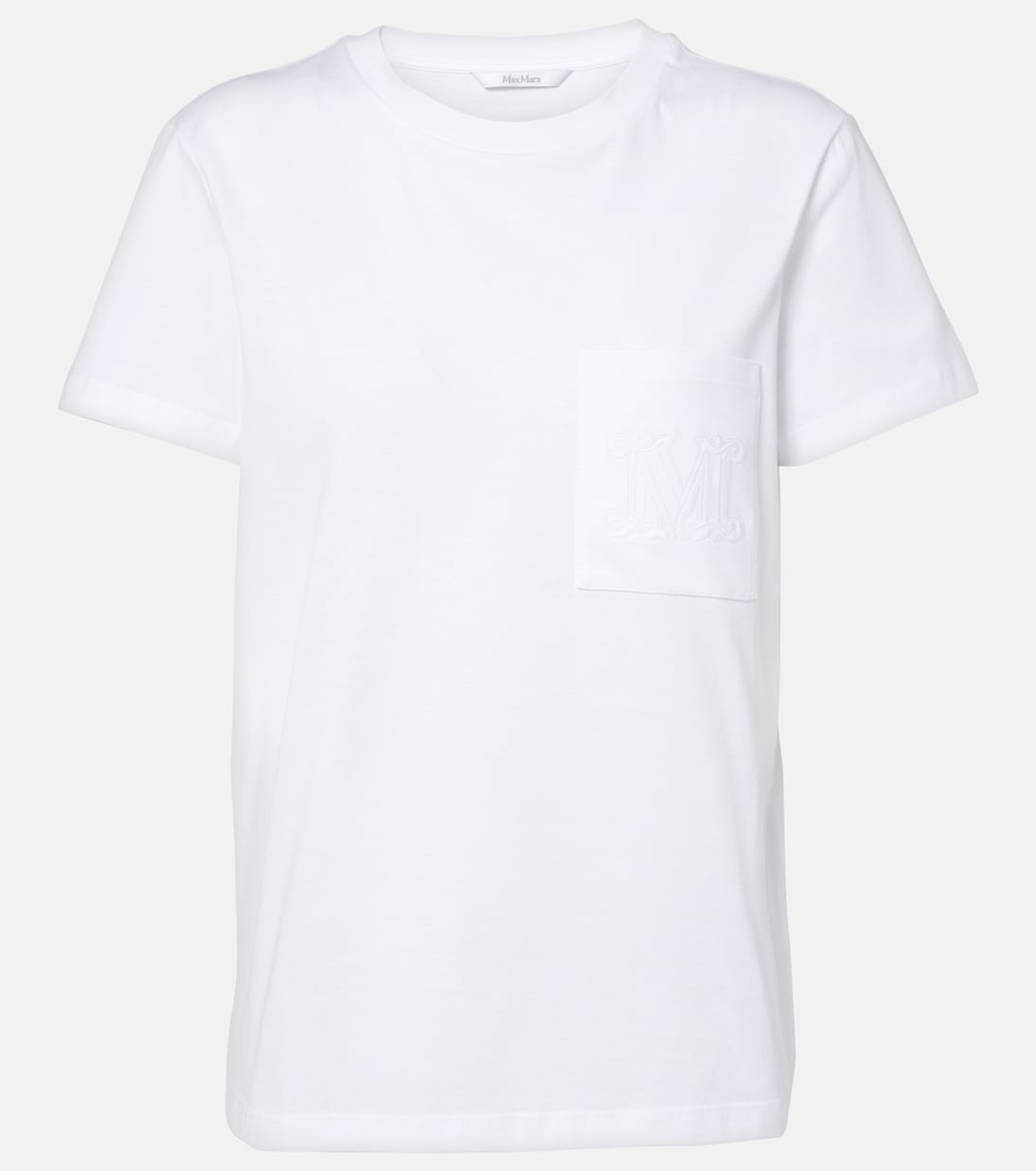 

Футболка из хлопкового джерси Papaia Max Mara, Bianco Ottico
