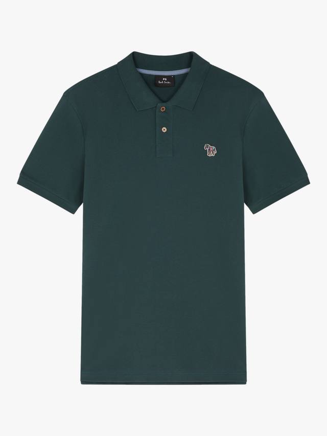 

Хлопковая поло с принтом зебры Paul Smith