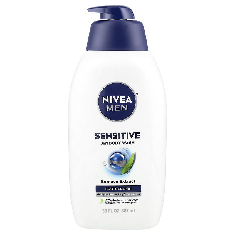 

Nivea, Гель для душа для чувствительной кожи с экстрактом бамбука, 887 мл (30 жидк. унц.)