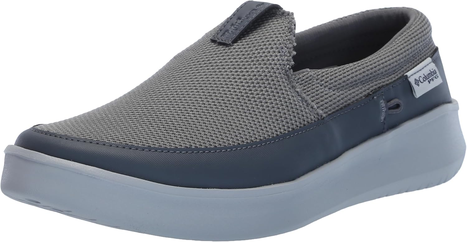 Columbia Mens Boatside PFG, Titanium Grey Steel/Graphite