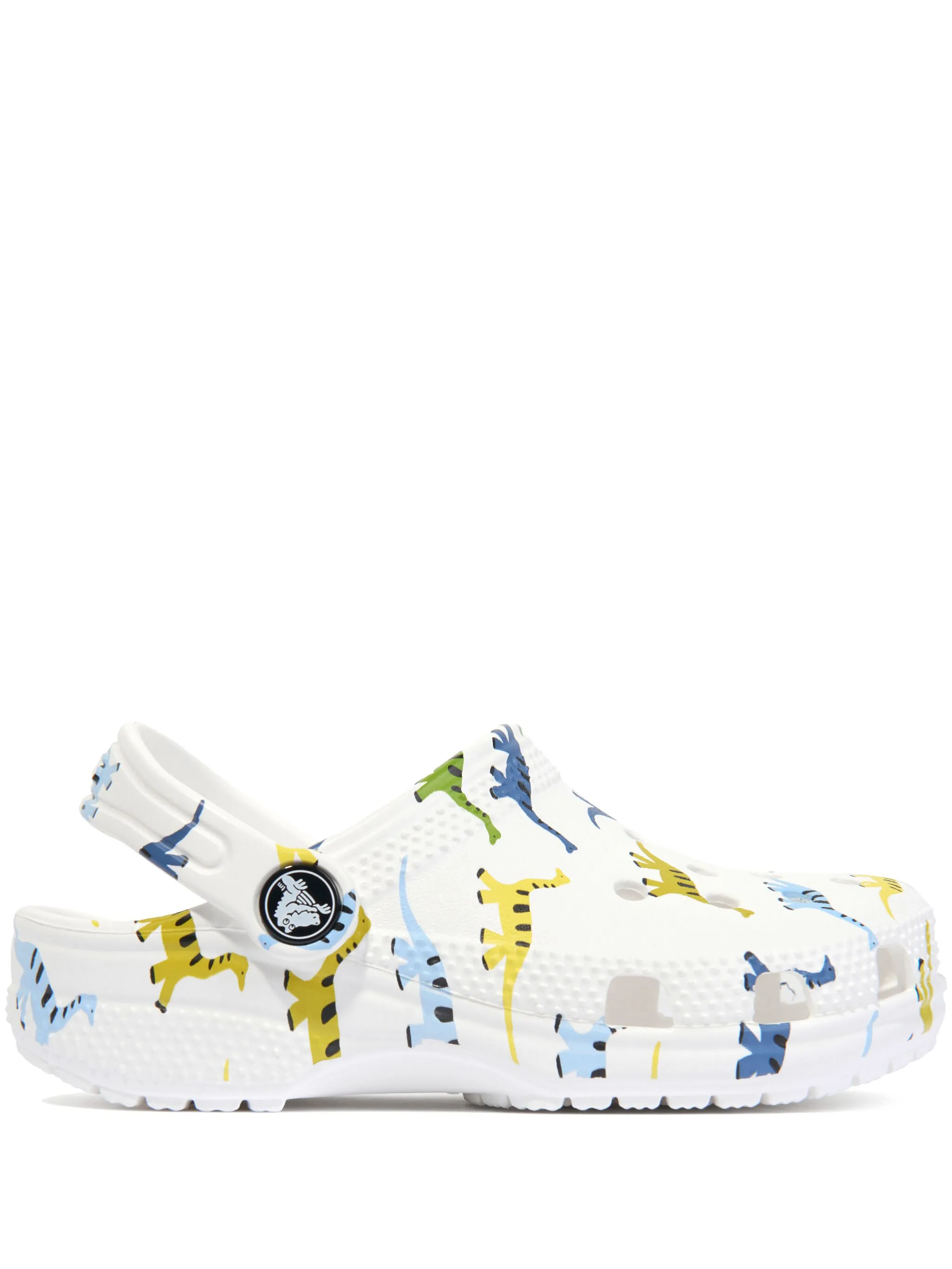 

Клоги Classic с принтом Crocs Kids, белый