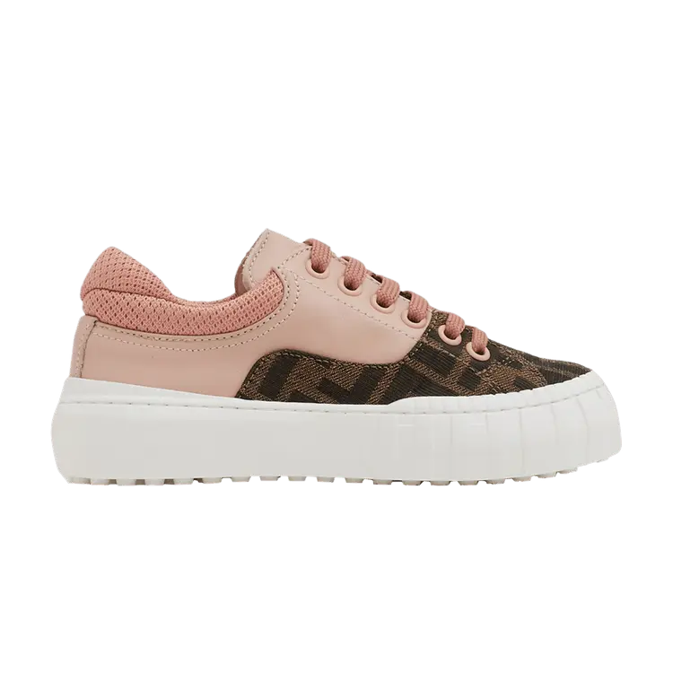 

Кроссовки Fendi Force Mini Me Sneaker Kids Pink, черный