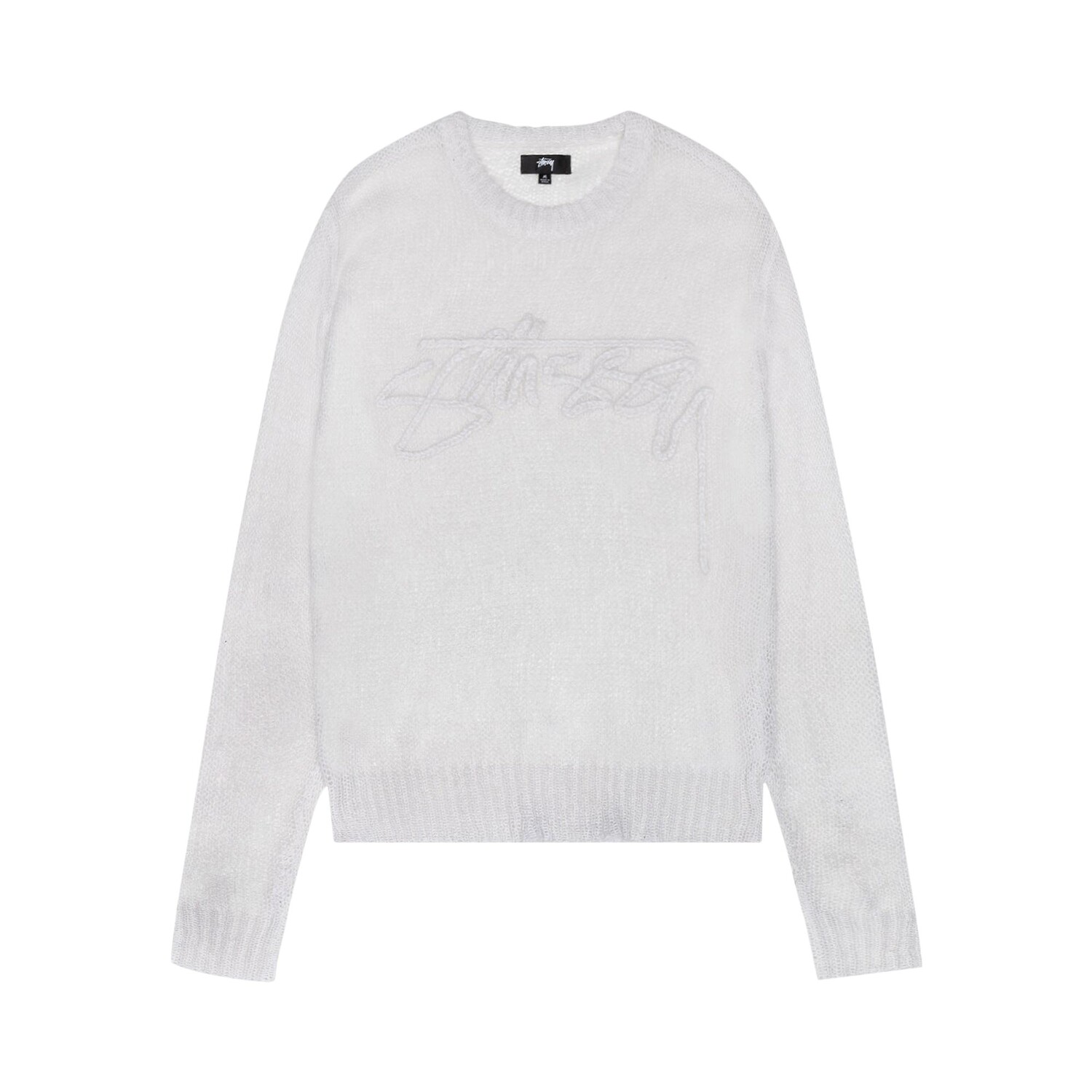 

Свободный вязаный свитер с логотипом Stussy Bone