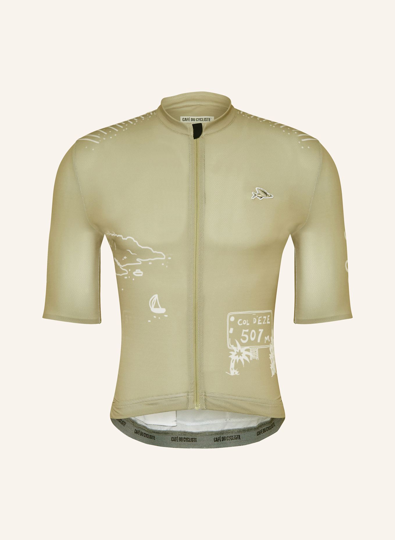 

Велосипедная майка eze Café Du Cycliste, зеленый