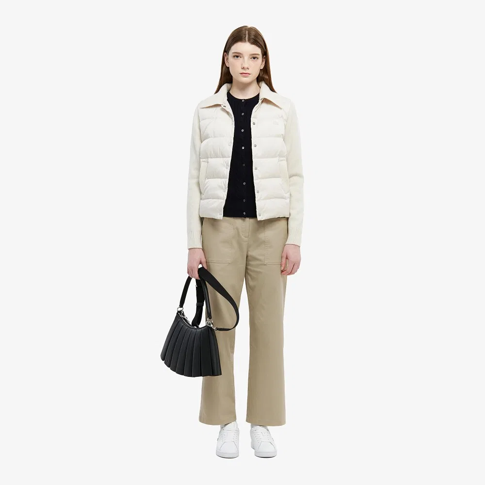 Чиносы Lacoste бежевые укороченные прямые