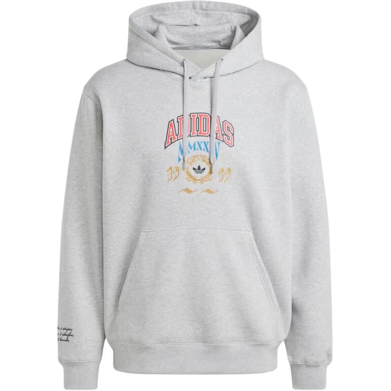 Толстовка мужская средне-серая Adidas Originals, серый