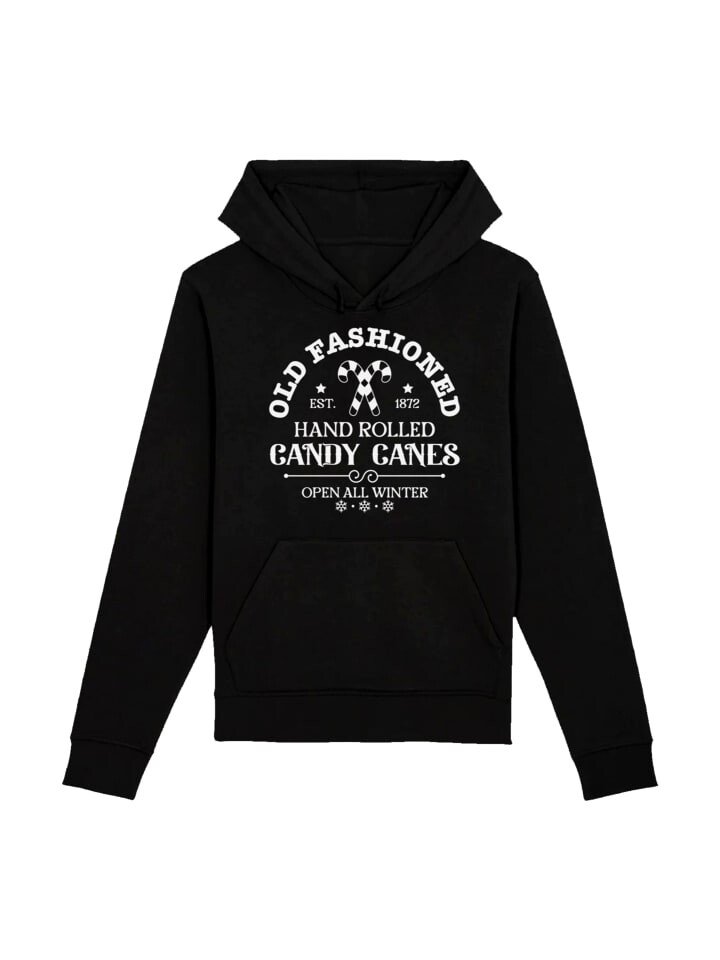 

Пуловер F4NT4STIC Hoodie Cany Canes Retro Weihnachten Sign, черный