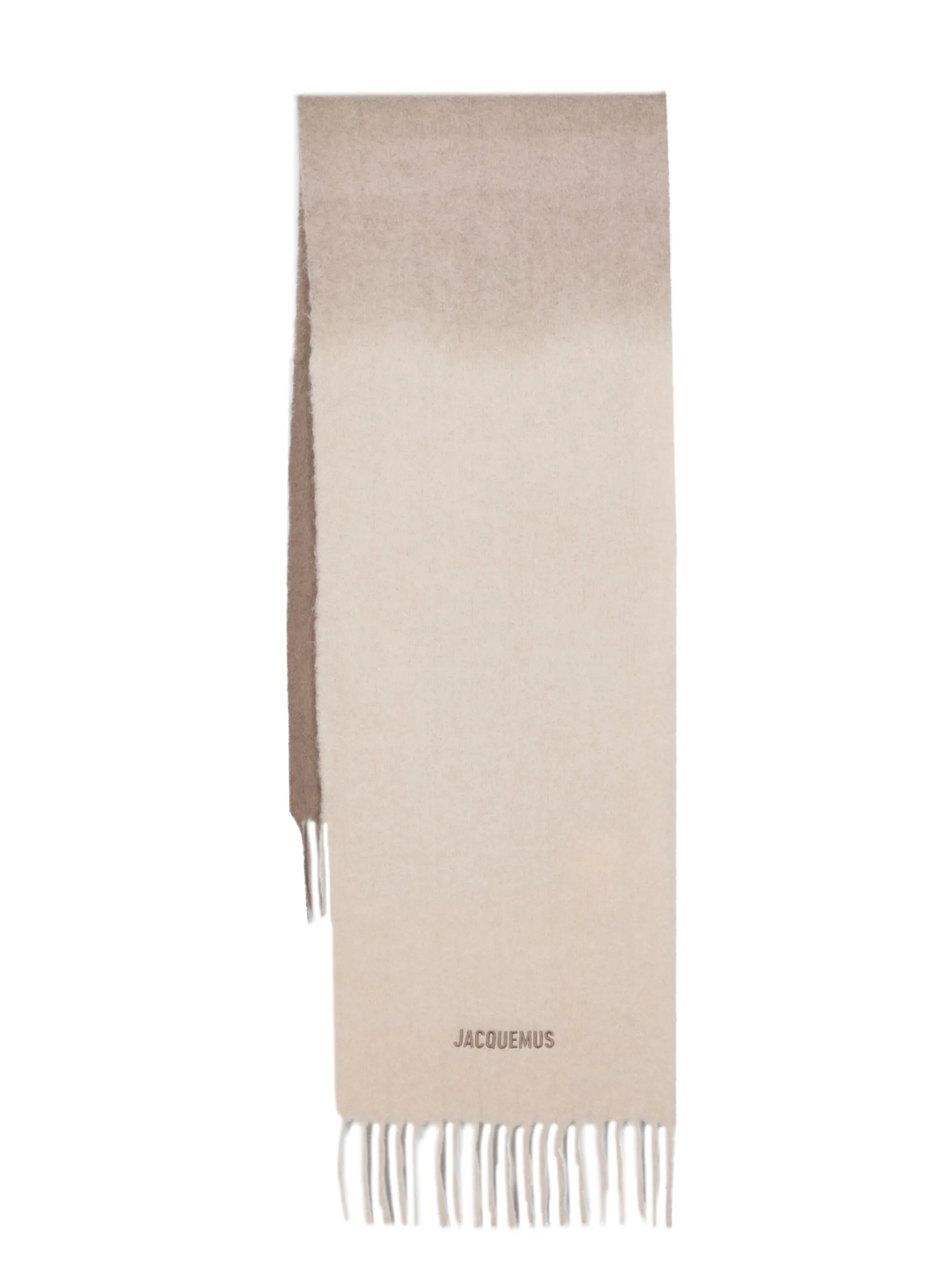 

Шарф LEcharpe Moisson с эффектом градиента Jacquemus, бежевый