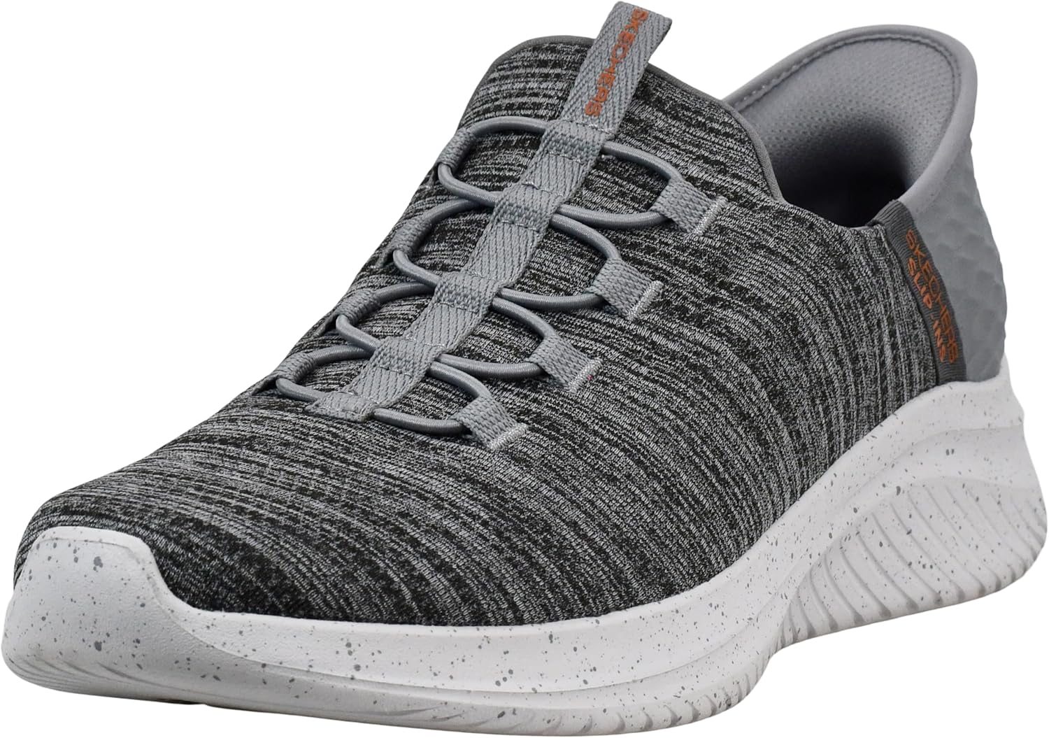 Мужские кроссовки Skechers Ultra Flex 3.0 с мгновенной посадкой без застежек, оранжевый/угольный