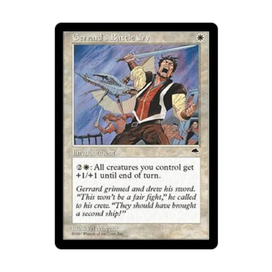 

CCG Боевой клич Джеррарда (клавиша R), MTG - Tempest