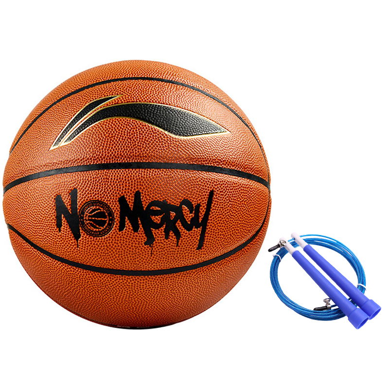 

LINING Коллекция CBA баскетбольный мяч PU коричневый размер 7 тренировочный соревновательный