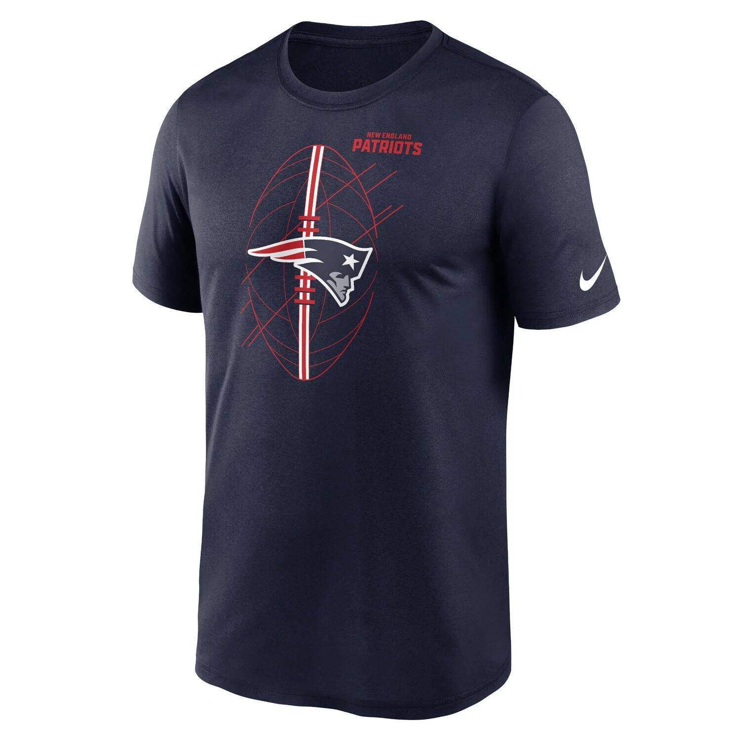 

Мужская темно-синяя футболка New England Patriots Legend Icon Performance Nike, Синий, Мужская темно-синяя футболка New England Patriots Legend Icon Performance Nike