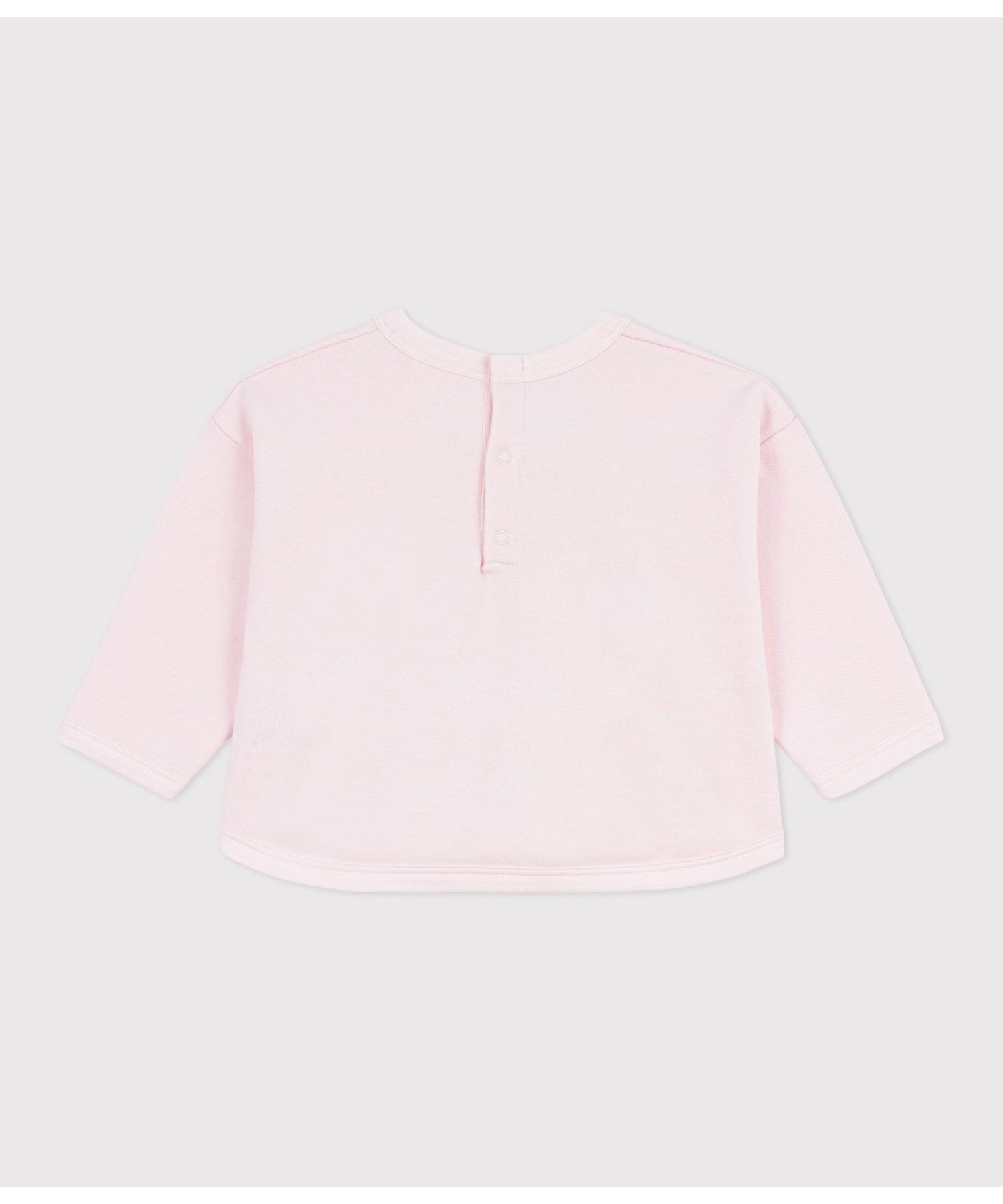 Толстовка с принтом PETIT BATEAU, Light Pink — фото 3