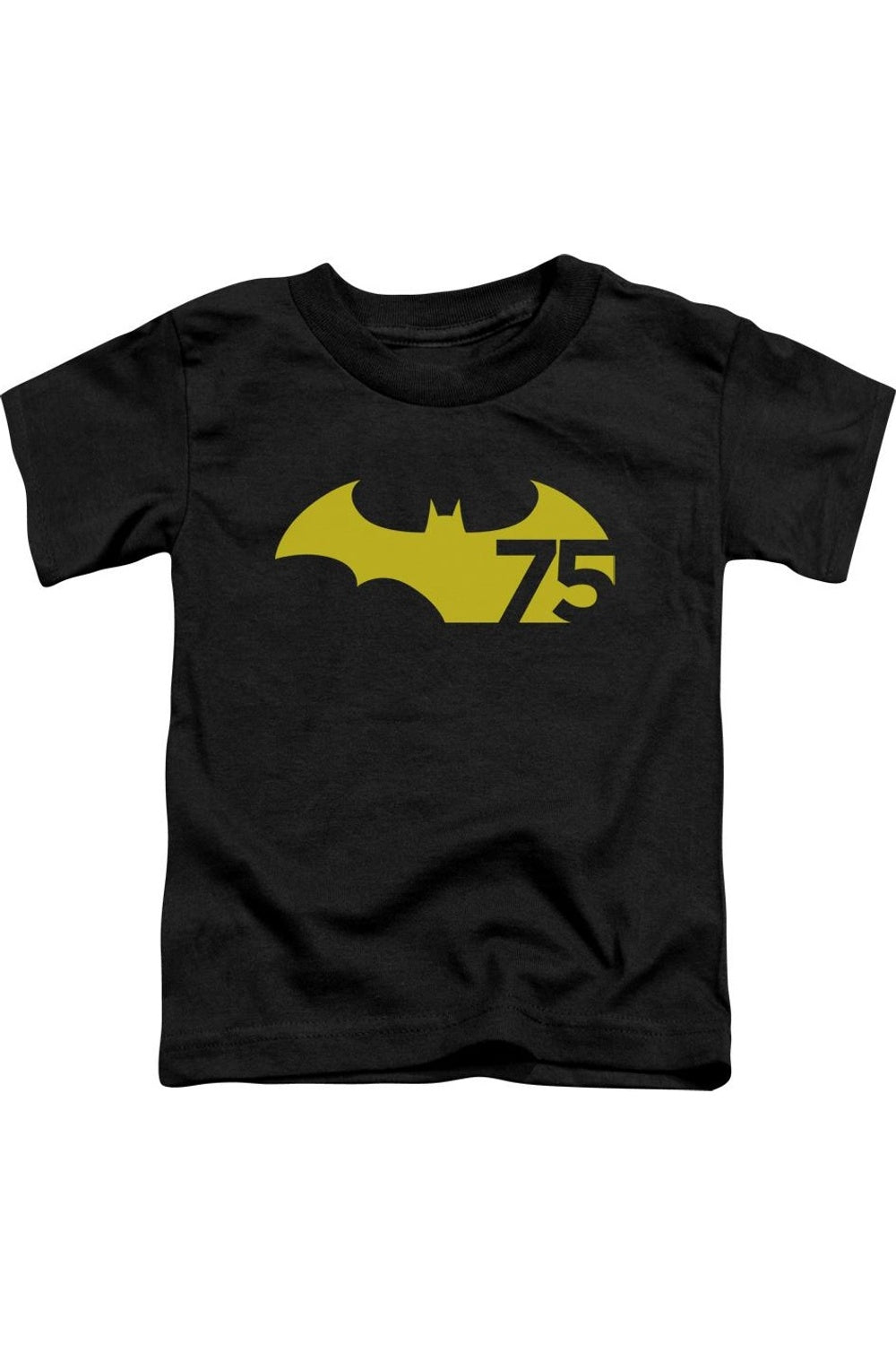 

Футболка с коротким рукавом для малышей с логотипом Batman 75 Gildan, черный