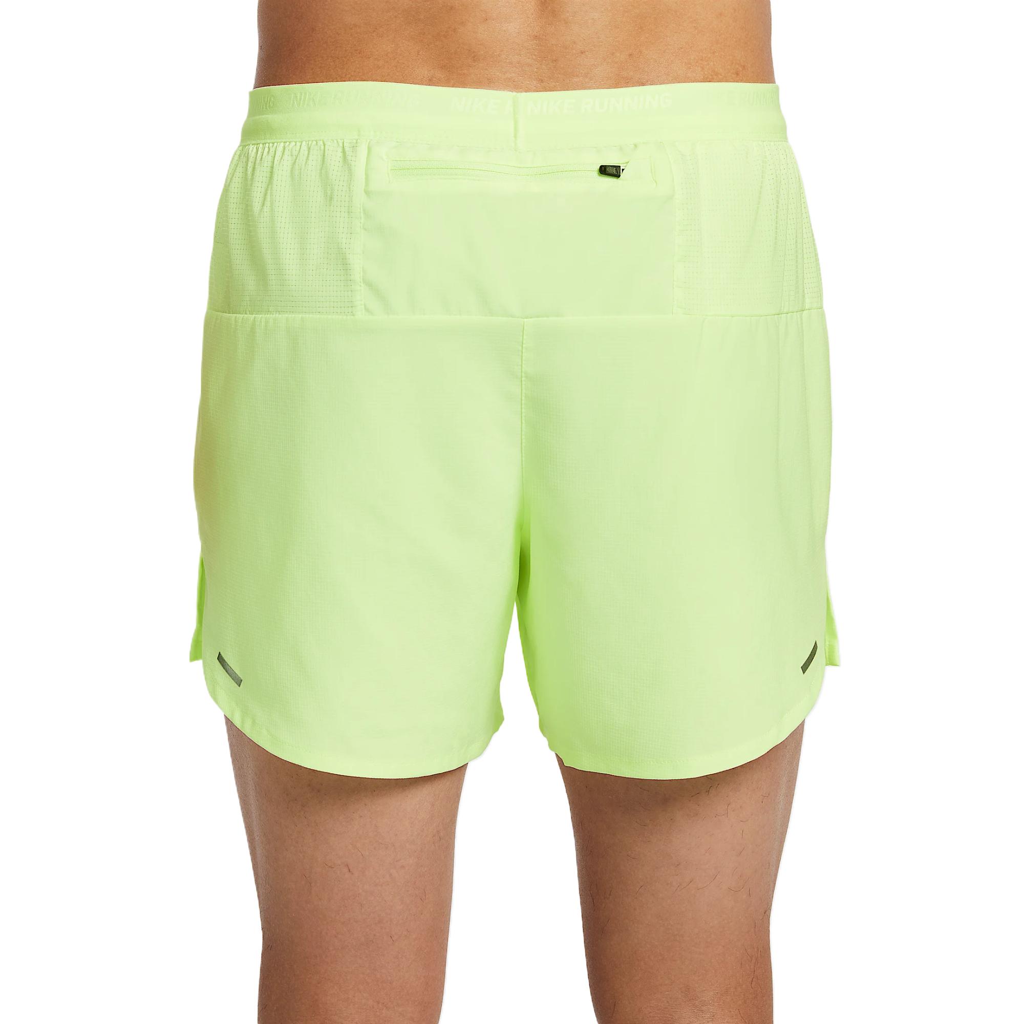 Nike Мужские спортивные шорты Dri Fit светло-желто-зеленый — фото 2