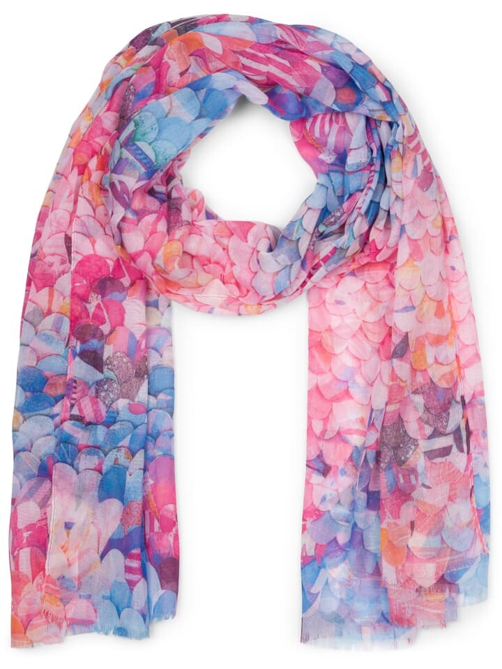 

Шарф styleBREAKER, цвет pink/blau