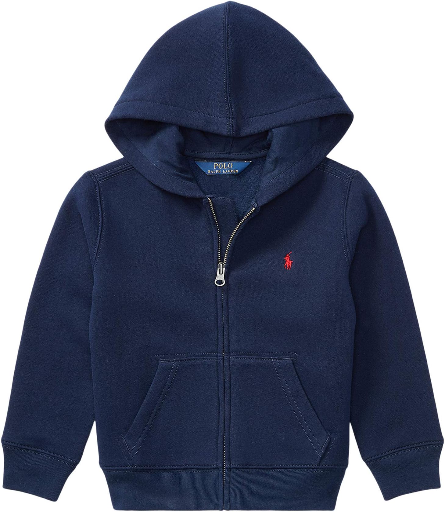 

Худи Polo Ralph Lauren Kids Cotton Blend Fleece Hoodie, цвет Cruise Navy