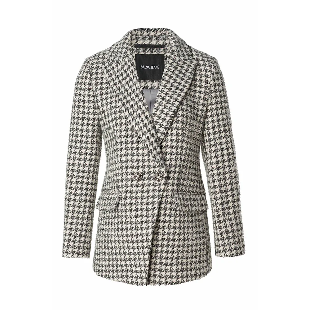 

Блейзер Salsa Jeans Checkered, серый