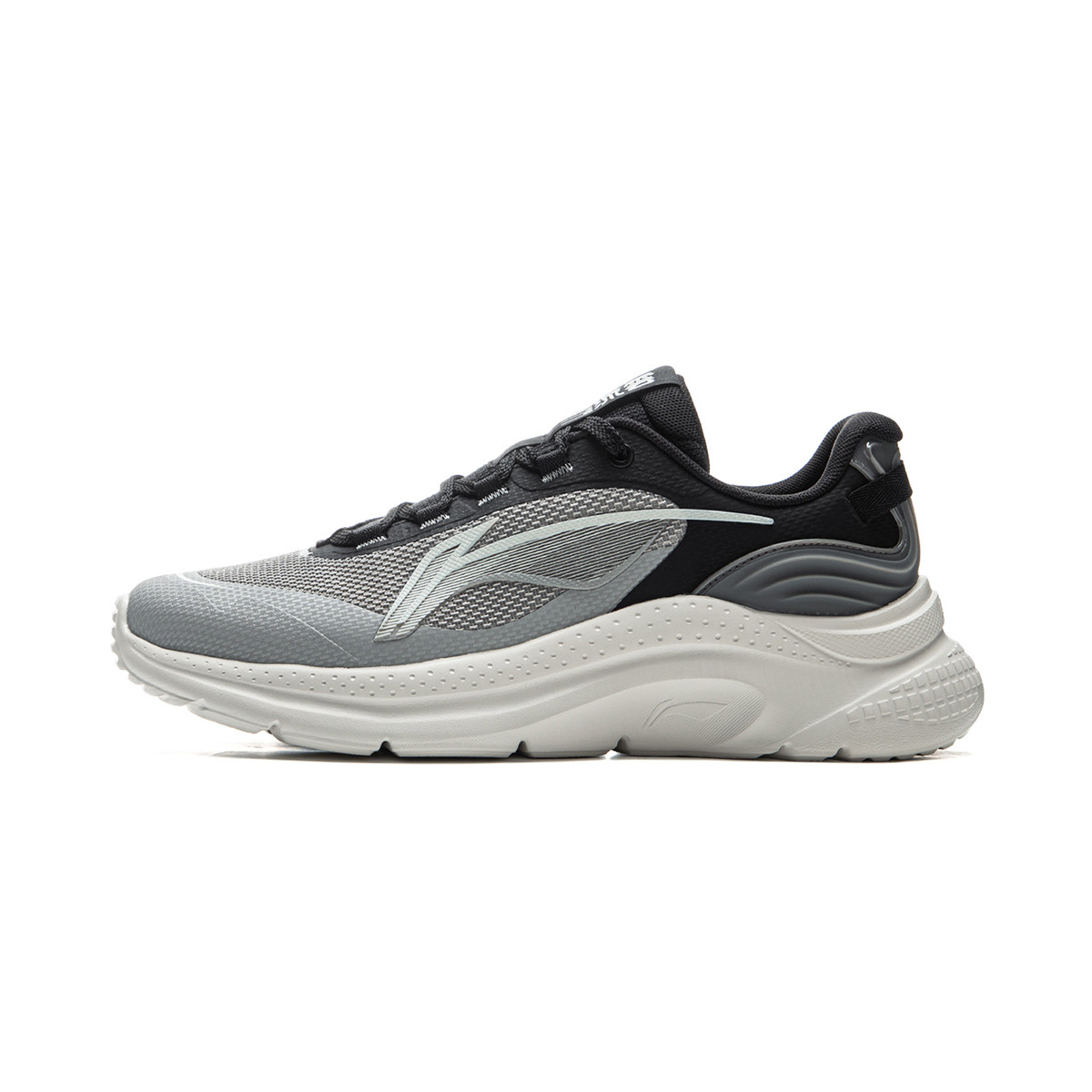

Кроссовки Liuyun Low-Top мужские серо-черные LINING, Gray Black