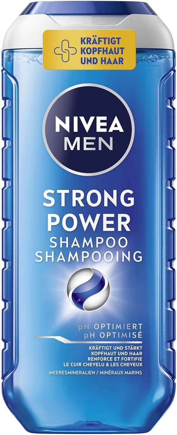 Мужской шампунь «Strong Power» от Nivea Men Beiersdorf