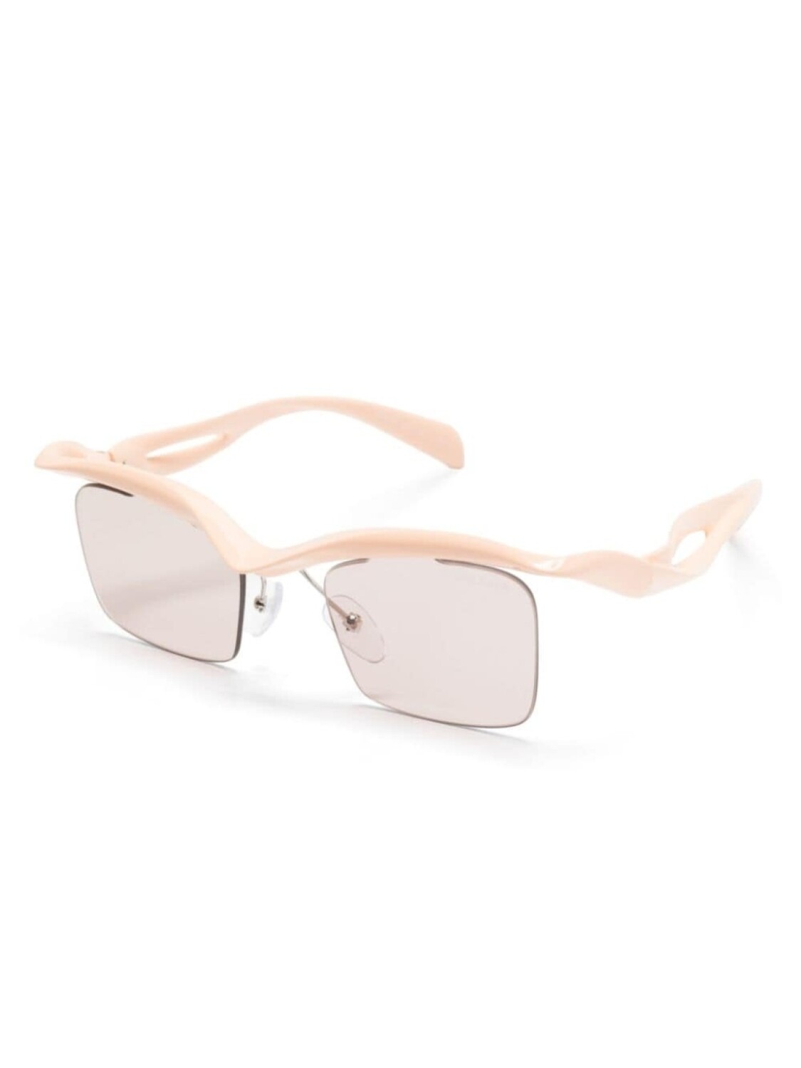

Prada Eyewear солнцезащитные очки Morph в квадратной оправе, нейтральный цвет