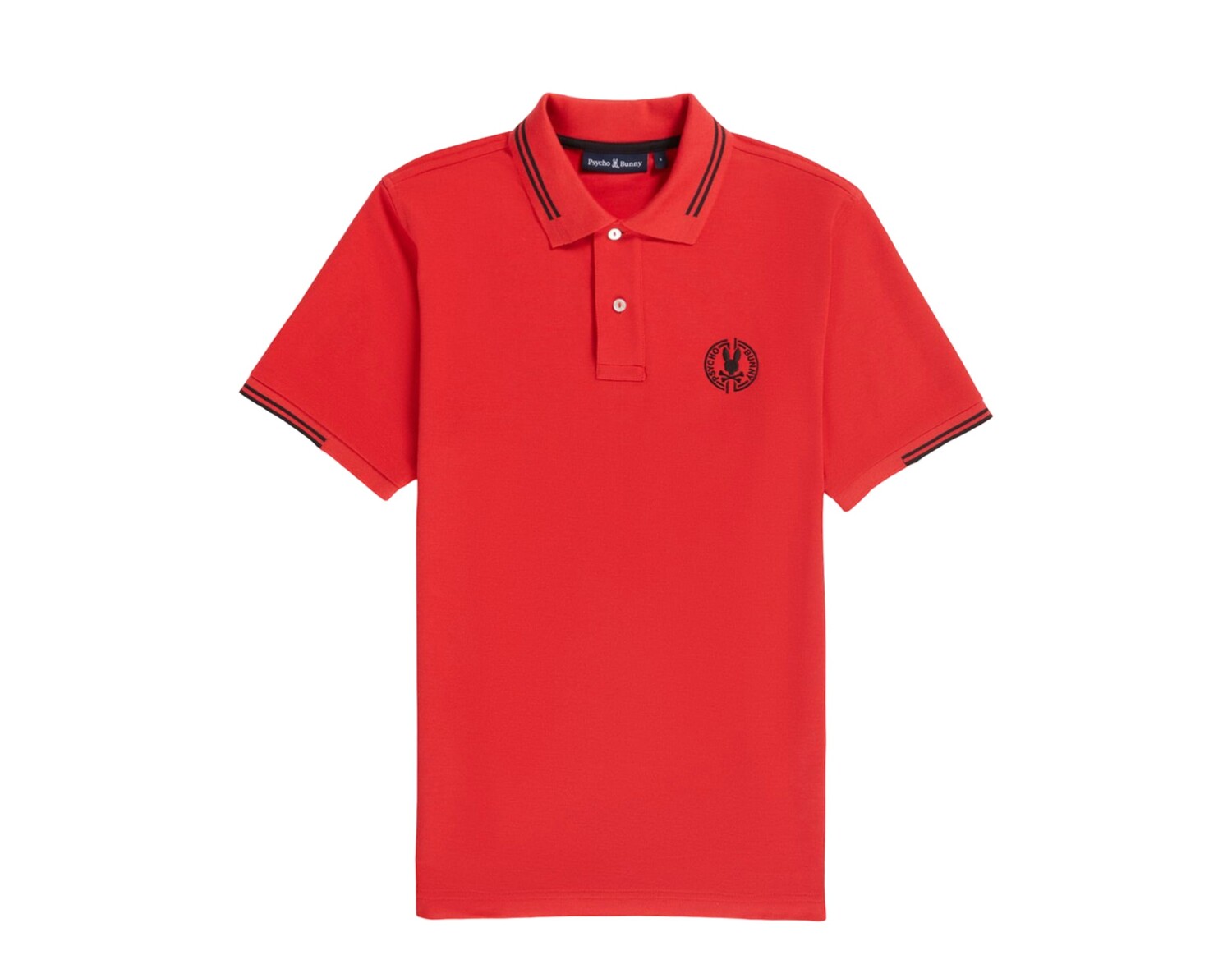 

Поло Psycho Bunny Santa Fe Pique Chili Red B6K218Y1PC-CHILR, красный