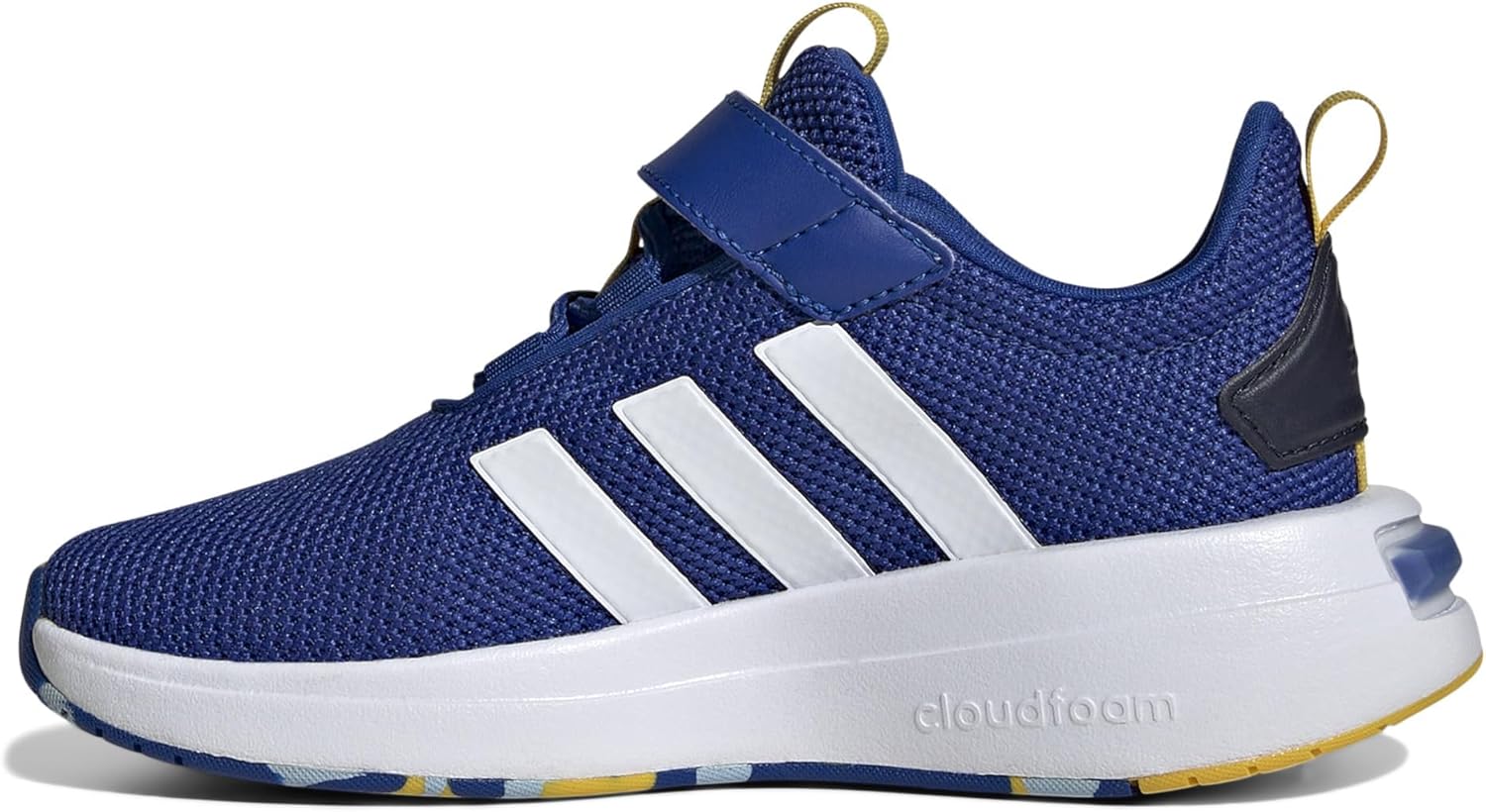 Кроссовки adidas Kids Racer Tr23, белый/синий/желтый — фото 4