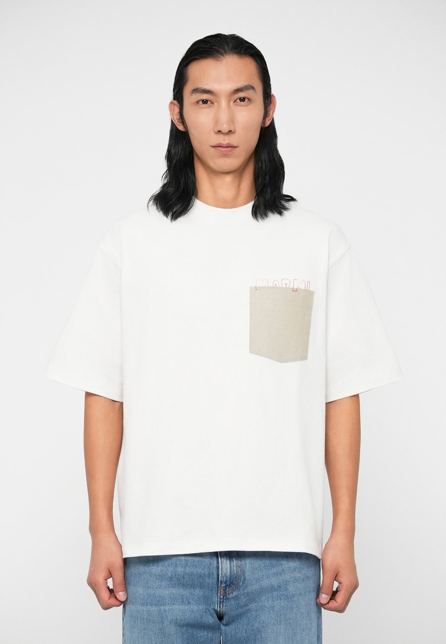 

Футболка Marni Print T-shirt, White
