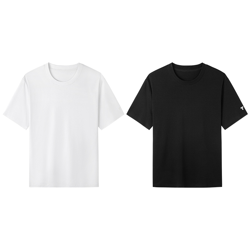 

Футболка мужская BAIXIAOT, White Short-Sleeved Shirt+White Long-Sleeved Shirt