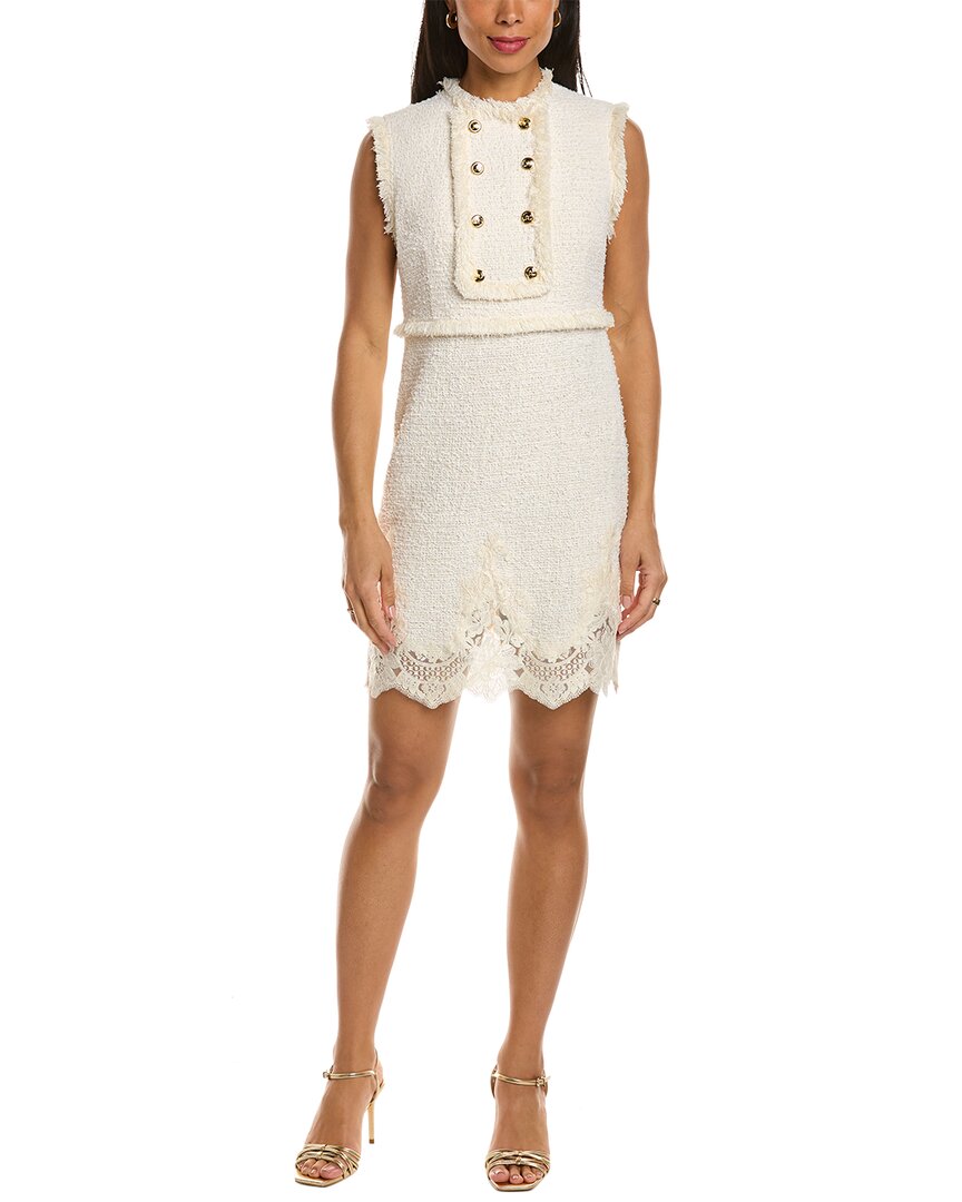 

Мини-платье Элизабетты Франки Elisabetta Franchi, белый