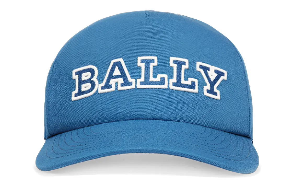 

BALLY Хлопковая кепка с вышитым логотипом, Blue