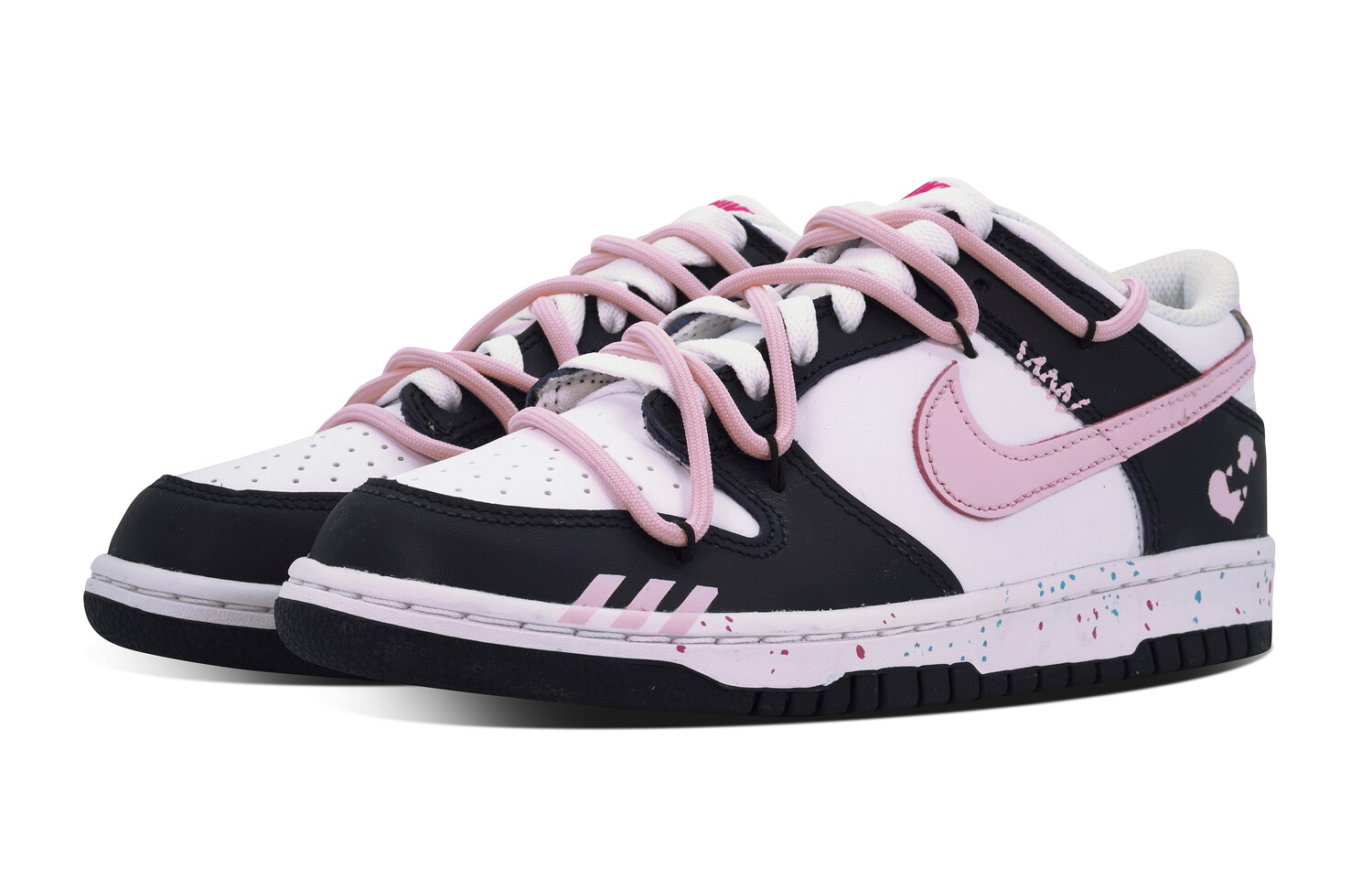 

Женские кроссовки для скейтбординга Nike Dunk, Black/Pink