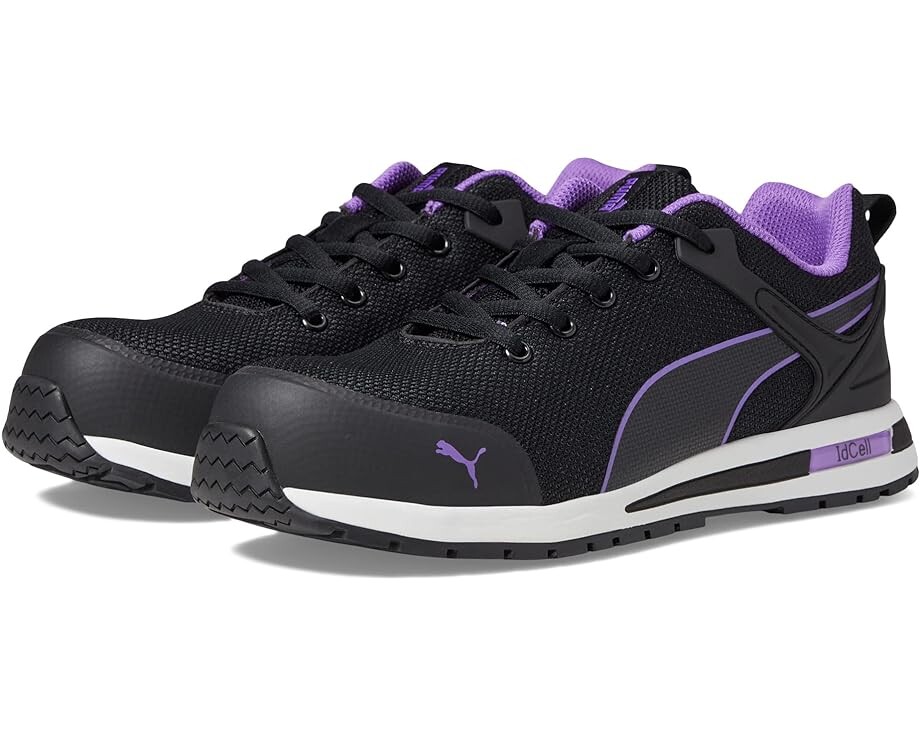 

Кроссовки PUMA Safety Levity Knit Low ASTM EH, цвет Black/Berry