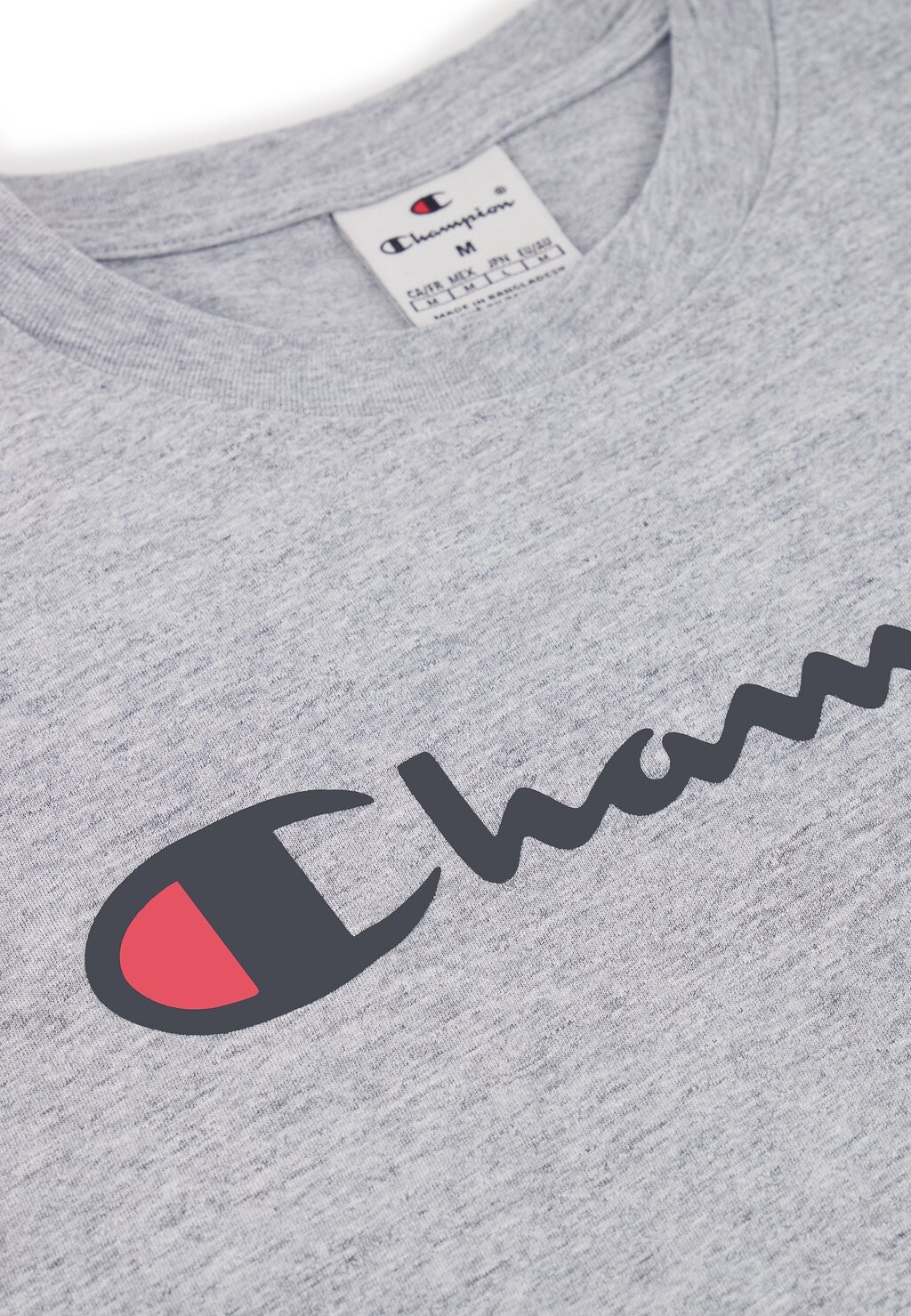 

Футболка с принтом Champion, серый