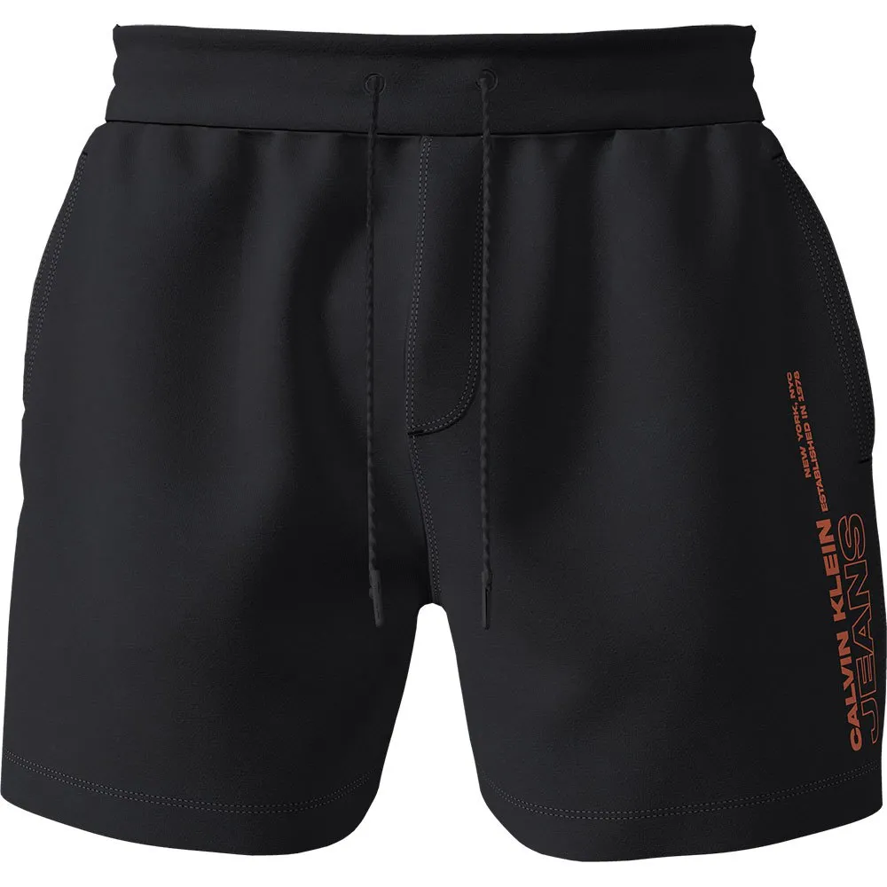 

Спортивные шорты Calvin Klein Jeans Stacked Outline Logo Hwk, черный