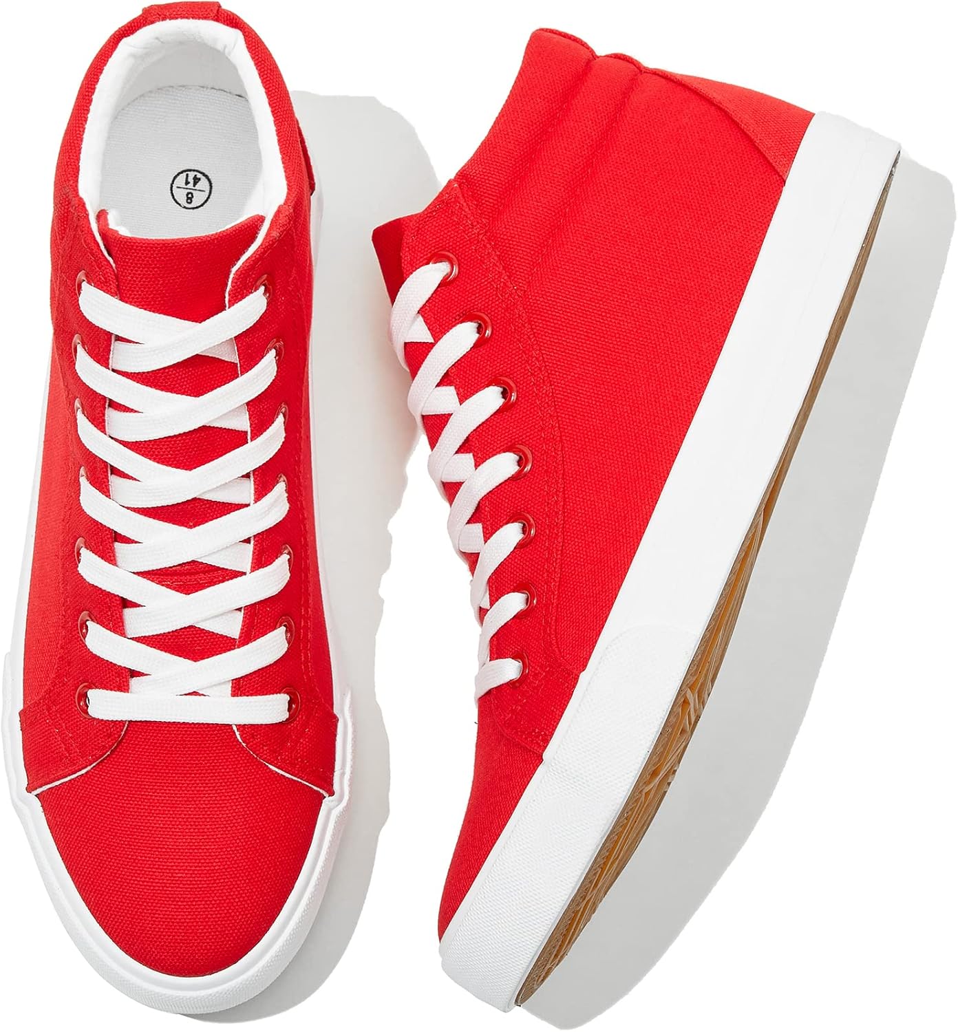 

Мужские белые высокие кеды из холщовой ткани - классические шнурованные прогулочные туфли, легкие мягкие повседневные теннисные кроссовки Rominz