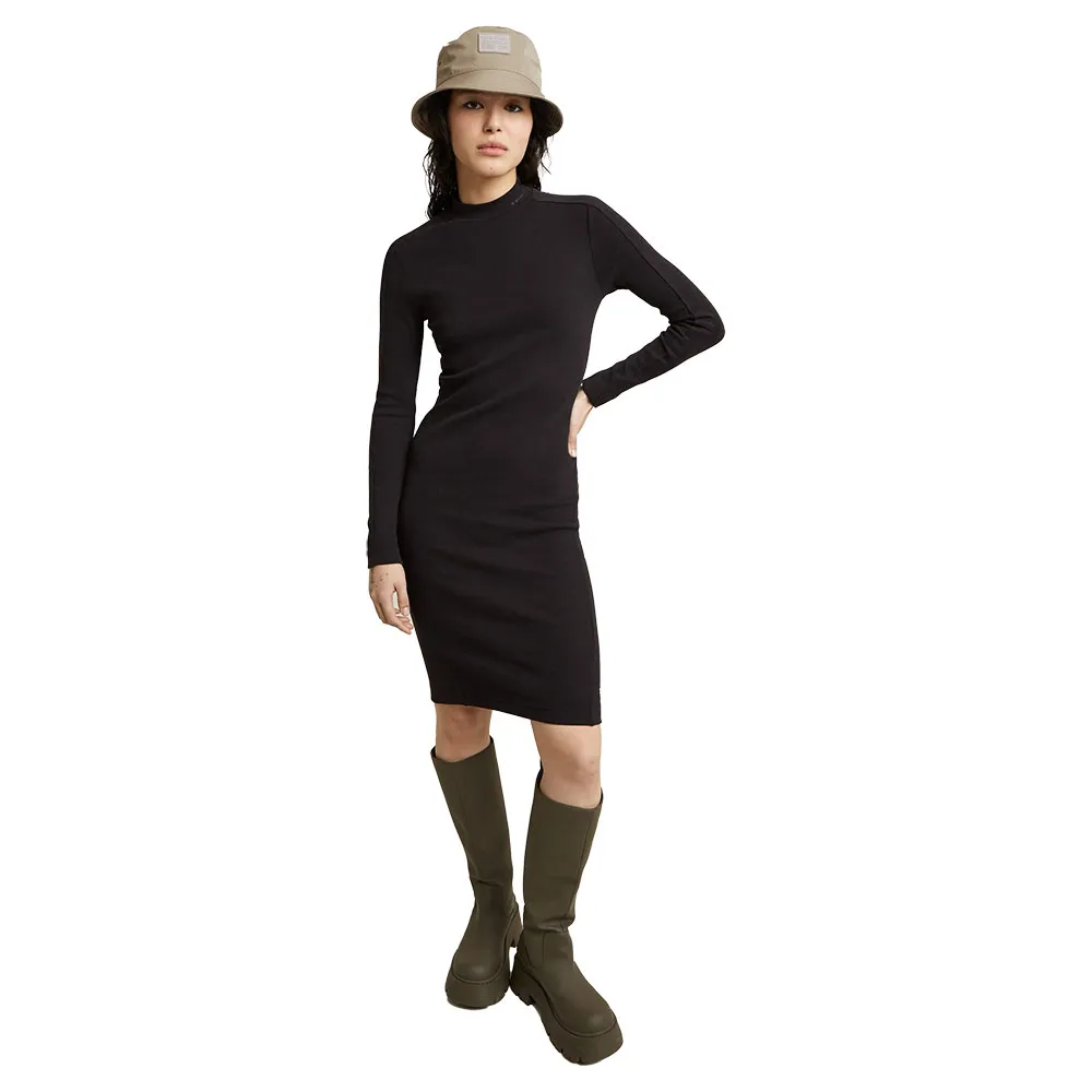 

Платье G-Star Ergonomic Slim Rib, черный