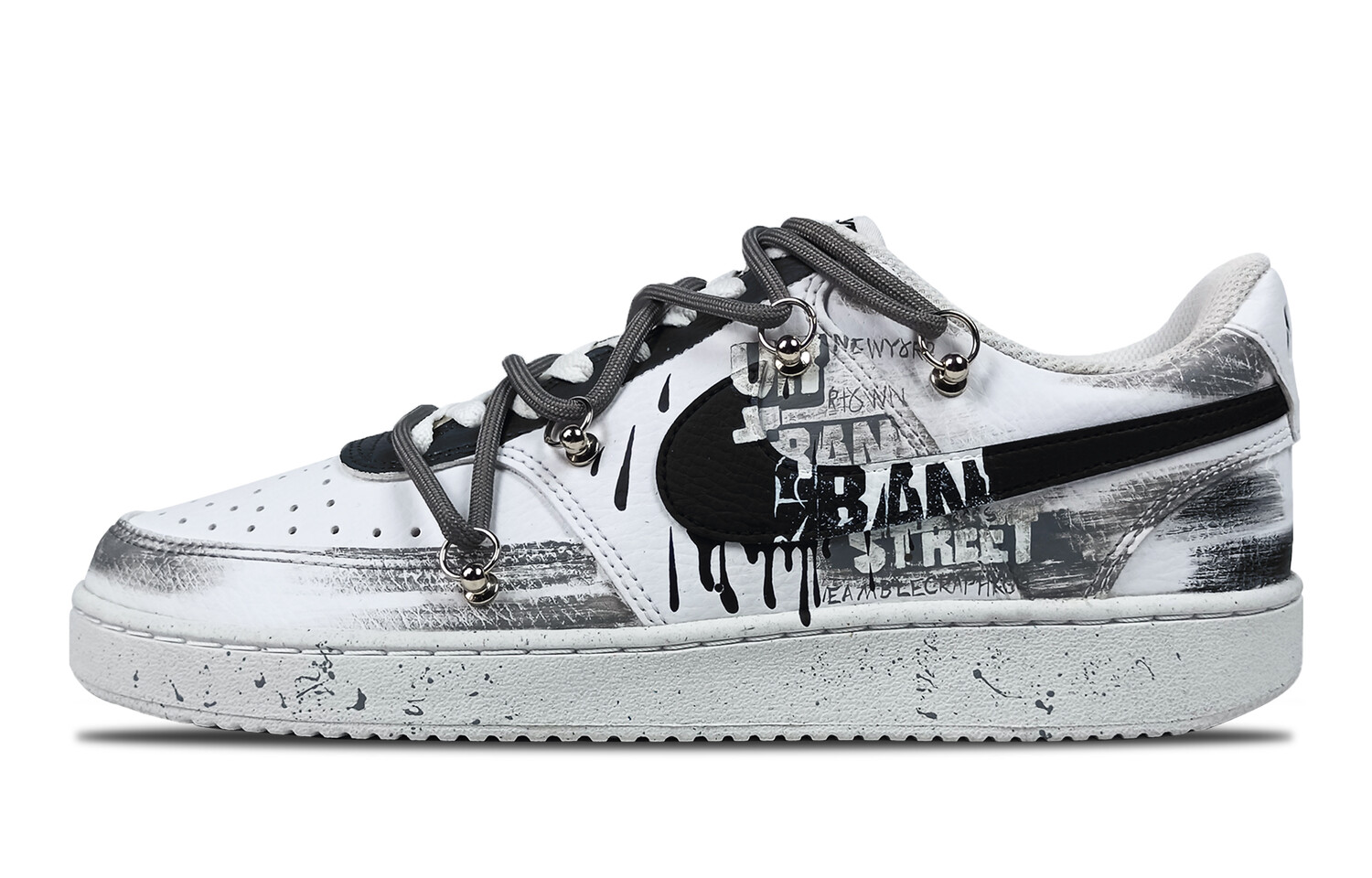 

Кеды Nike Court Vision 1 Skateboard Shoes Men Low-Top White