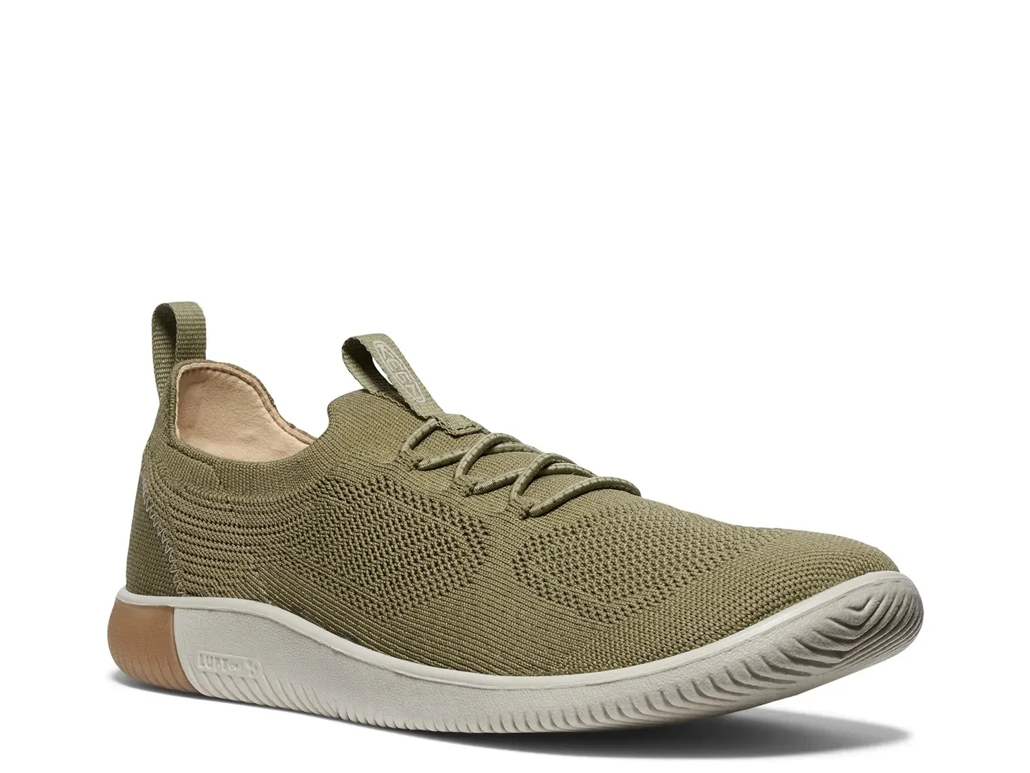 

Кроссовки Keen KNX Slip-On — мужские, оливково-зеленые