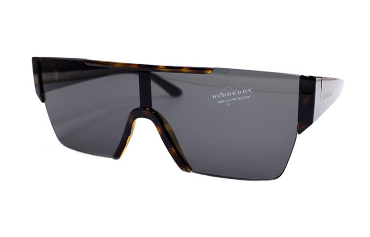 Burberry Солнцезащитные очки нестандартной формы для мужчин, Tortoiseshell — фото 3