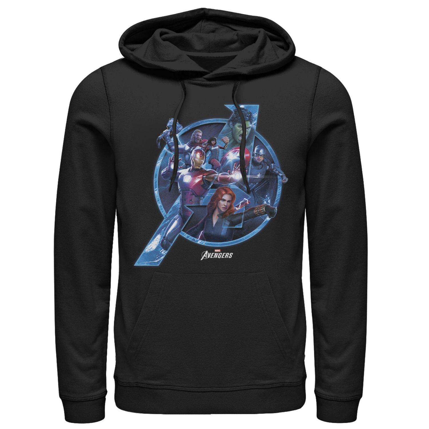 

Мужская толстовка с капюшоном Marvel Avengers A Team Licensed Character