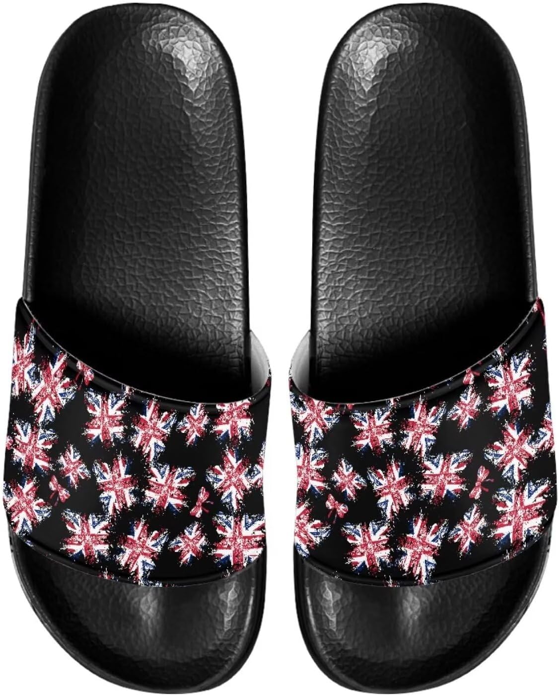 

Мужские повседневные домашние сандалии Нескользящие тапочки для ванной и душа Пляжные шлепанцы для бассейна для пар Judentidos, British Flag