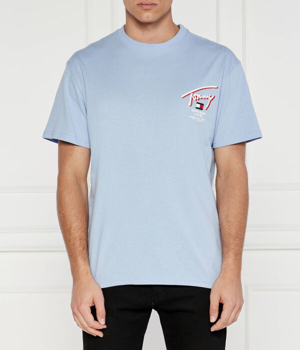 

Футболка Tommy Jeans Regular Fit, голубой