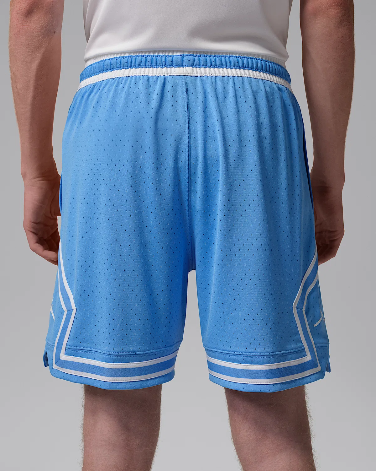 Мужские шорты Jordan Sport Dri-FIT Mesh Diamond, University Blue/White/White — фото 3