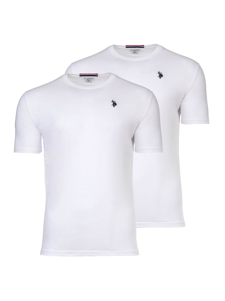 

U.S. Polo Assn. Комплект из двух белых футболок
