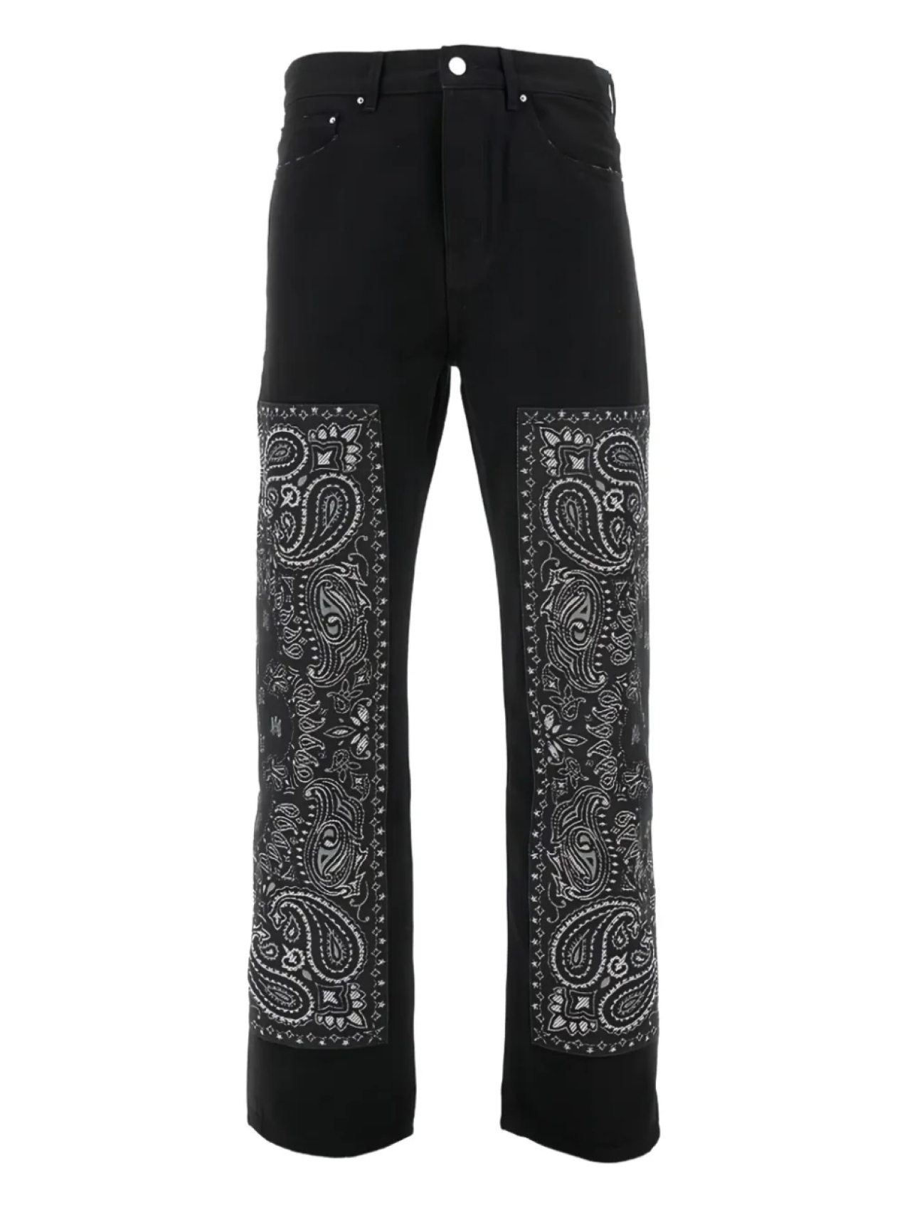 

AMIRI жаккардовые джинсы, черный