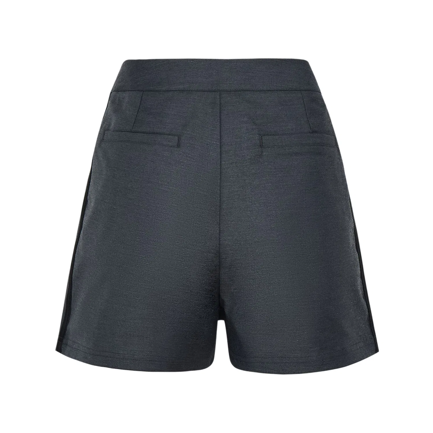 Шорты повседневные женские Refined Luxe DLXC W Short Adidas Originals, Dark Heather Gray — фото 3